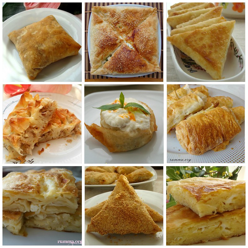 Geleneksel Börek Çeşitlerimiz